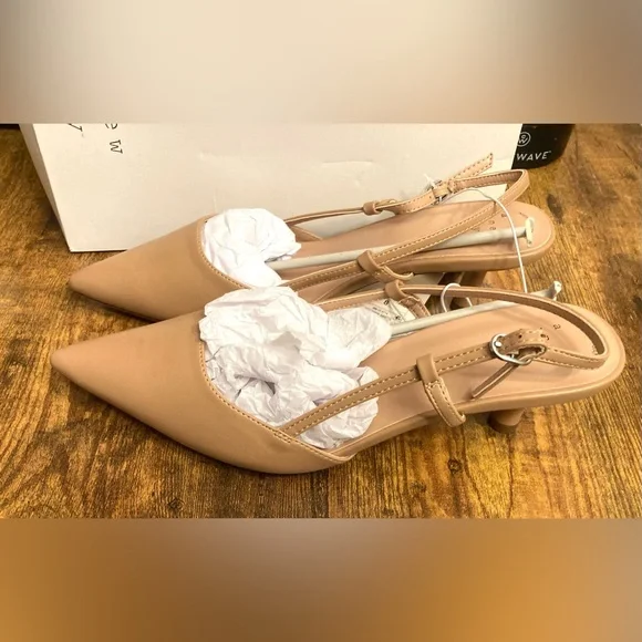 Women's Annette Slingback Kitten Heels with Memory Foam a New Day Size 8 new - Picture 3 of 6